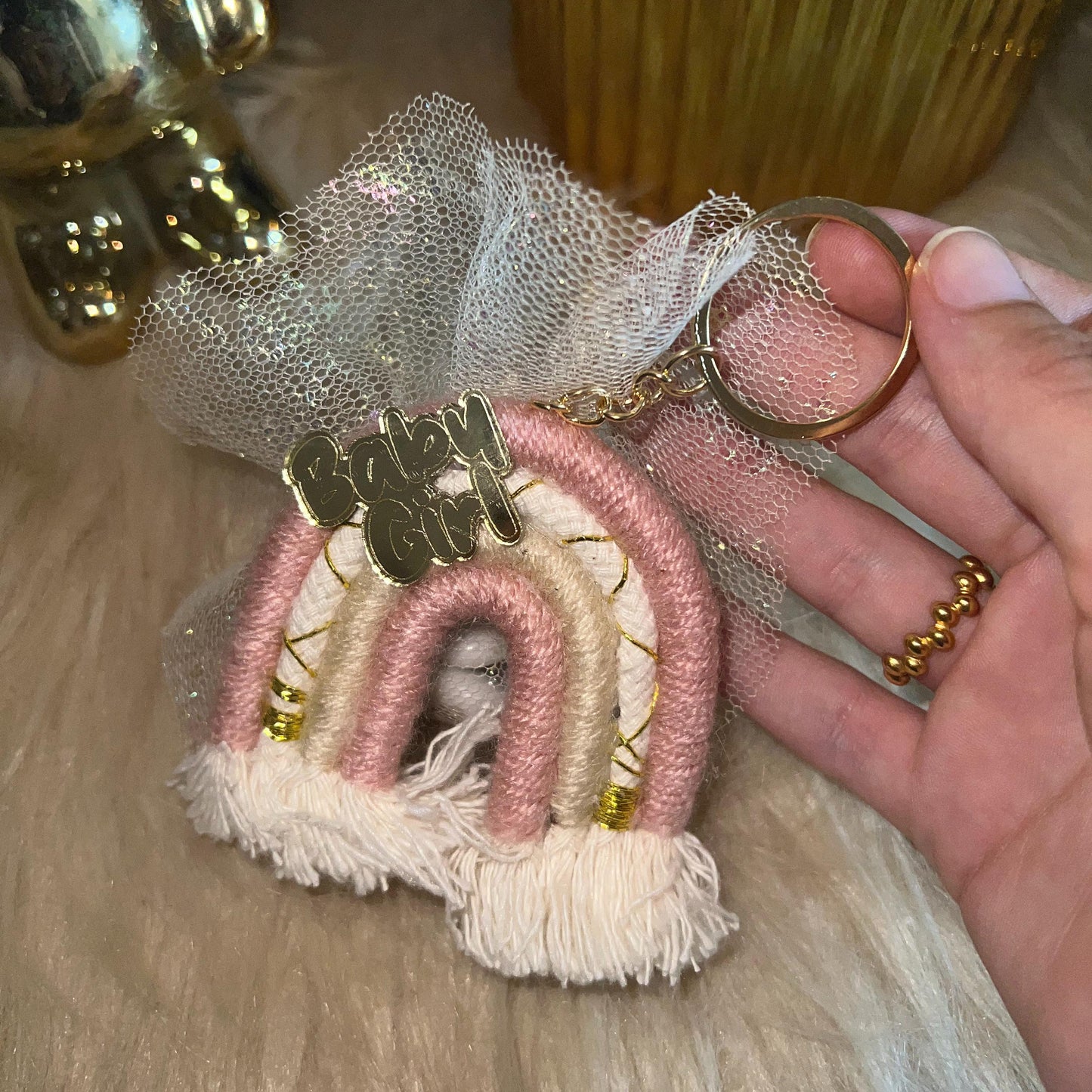 Porte-clés dragées pour filles